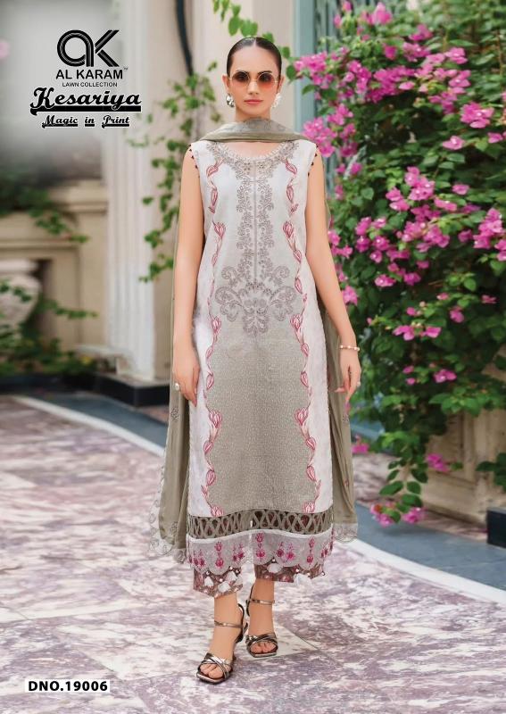 Al karam kesariya vol-19 pakistani suits manufacturer in pakistan